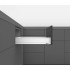 LEGRABOX pure 40кг TIP-ON BLUMOTION ящик L450 H91 высота M, белый шелк